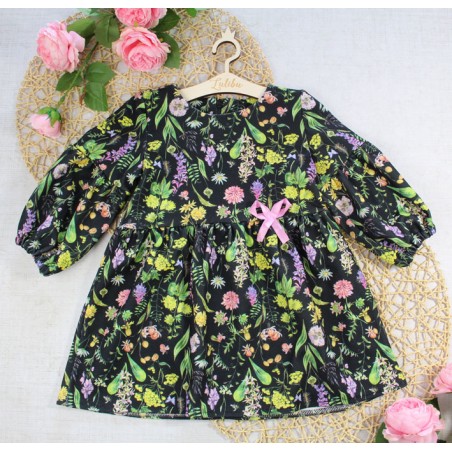 Wiosenna sukieneczka w kwiatuszki sklep Lulibu